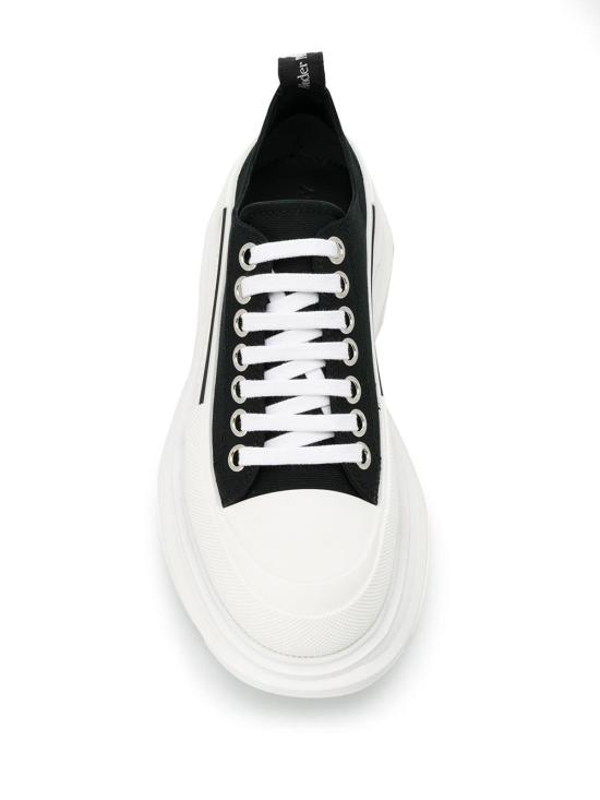26SS 알렉산더 맥퀸 트레드 슬릭 레이스업 슈즈 697072W4AAQ1070 White - ALEXANDER MCQUEEN