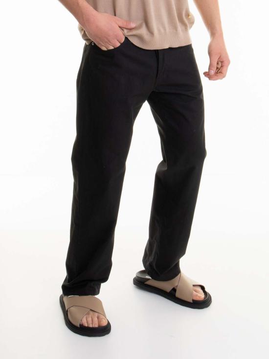  모스키노 스트레이트 팬츠 033602140555 Black - MOSCHINO