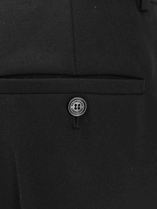 24FW 발렌시아가 스트레이트 팬츠 773343TNT391000 Black - BALENCIAGA