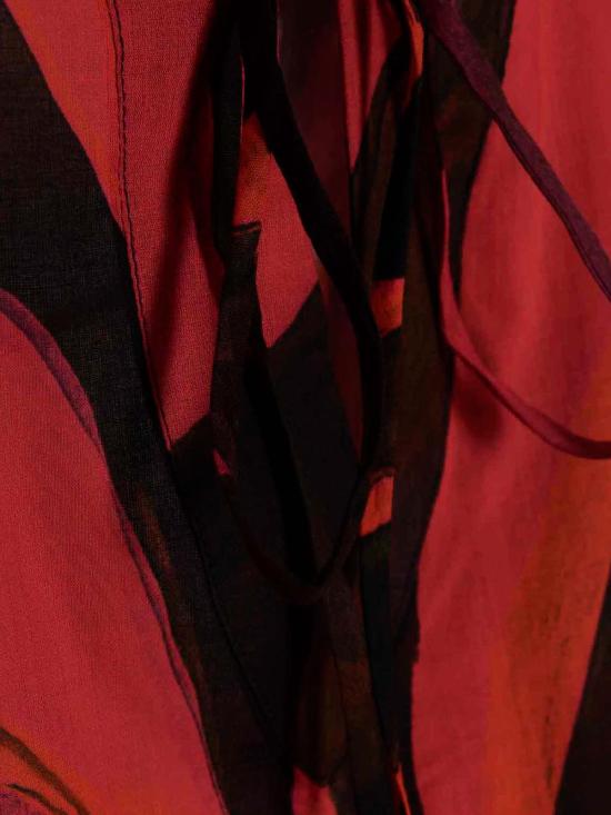  루이자 발루 미디 스커트 1141111001 Red - LOUISA BALLOU