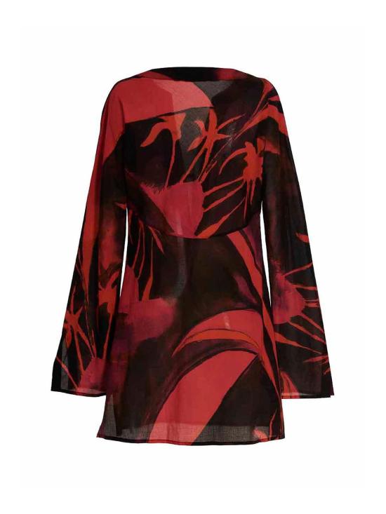  루이자 발루 미디 스커트 1141111001 Red - LOUISA BALLOU