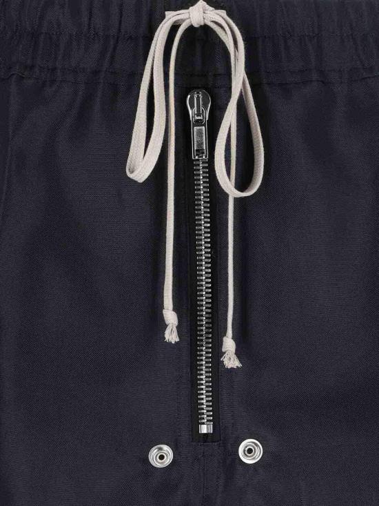 26SS 릭 오웬스 스트레이트 팬츠 RR01E5339SG09 Black - RICK OWENS