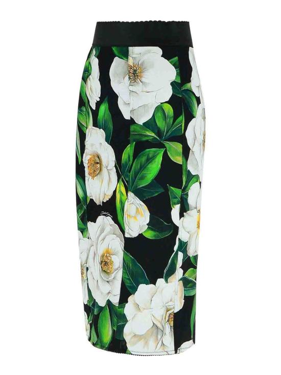 26SS 돌체앤가바나 미디 스커트 F4CWKTFSSK2HN5JB Multicolour - DOLCE & GABBANA