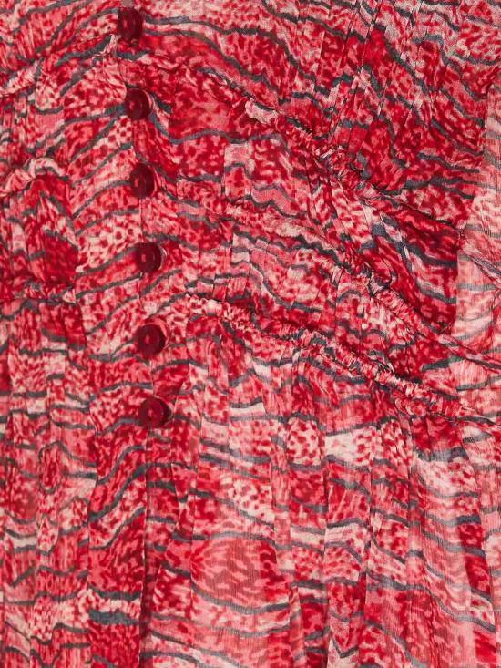  이자벨마랑에뚜왈 셔츠 HT0552FAC1J07E70RD Red - ISABEL MARANT ETOILE