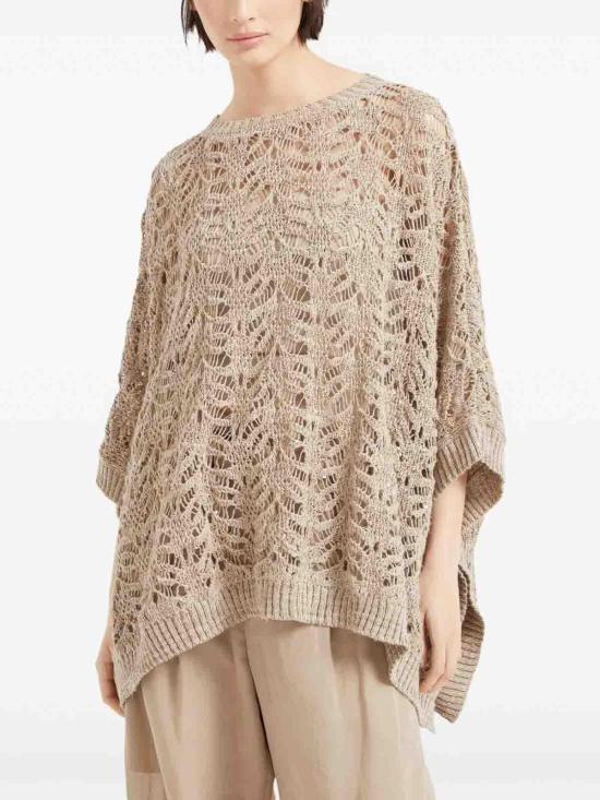  브루넬로 쿠치넬리 반팔 티셔츠 MGD562308C3785 Beige - BRUNELLO CUCINELLI