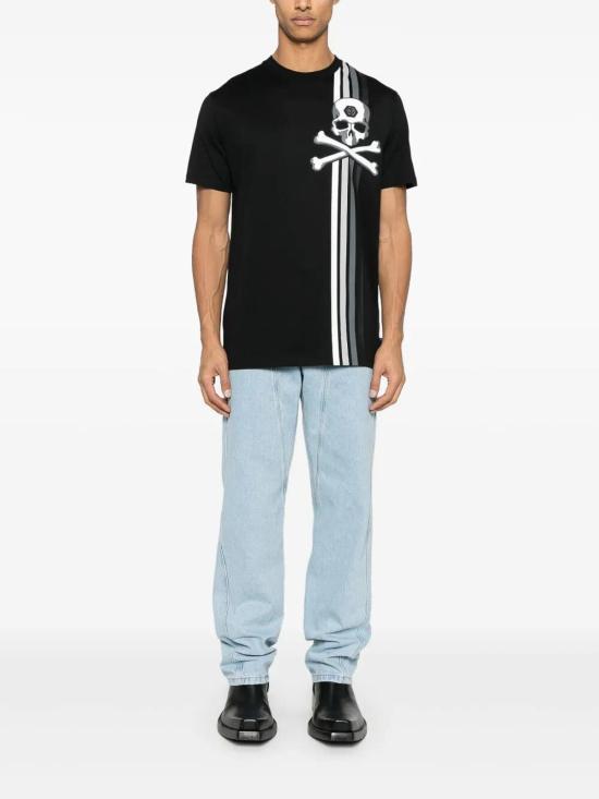  필립 플레인 반팔 티셔츠 SAECMTK8111PJY002N0201 Black - PHILIPP PLEIN