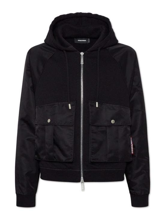  디스퀘어드2 후드 티셔츠 S74HG0171S25516900 Black