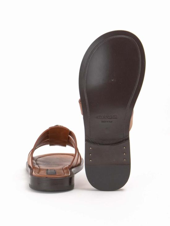 26SS 로베르토 카발리 뮬/슬리퍼 27729B Brown - ROBERTO CAVALLI