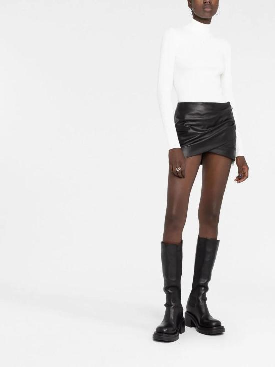  쿠레쥬 터틀넥 PERMPU022FI00010001 White - COURREGES