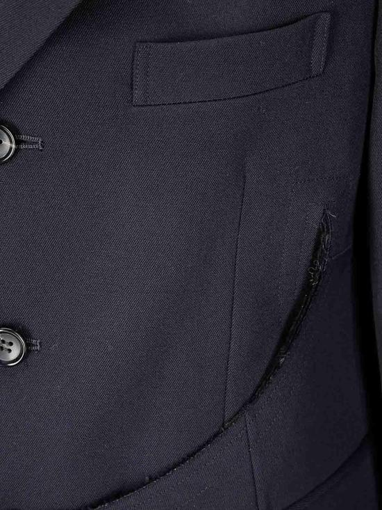 25SS 꼼데가르송 수트 자켓 ROJ001S252 Dark Blue - COMME DES GARCONS