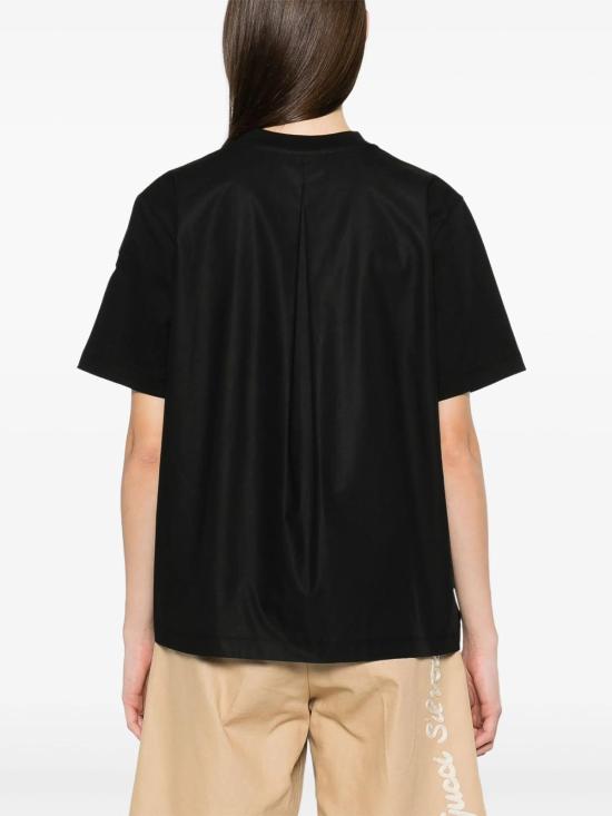  몽클레어 코튼 티셔츠 포켓 8C0002089A4U999 Black - MONCLER