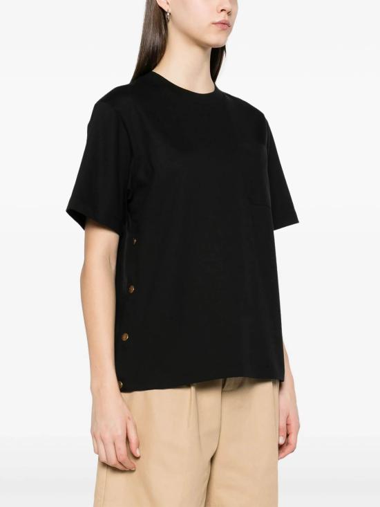  몽클레어 코튼 티셔츠 포켓 8C0002089A4U999 Black - MONCLER