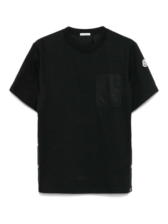  몽클레어 코튼 티셔츠 포켓 8C0002089A4U999 Black