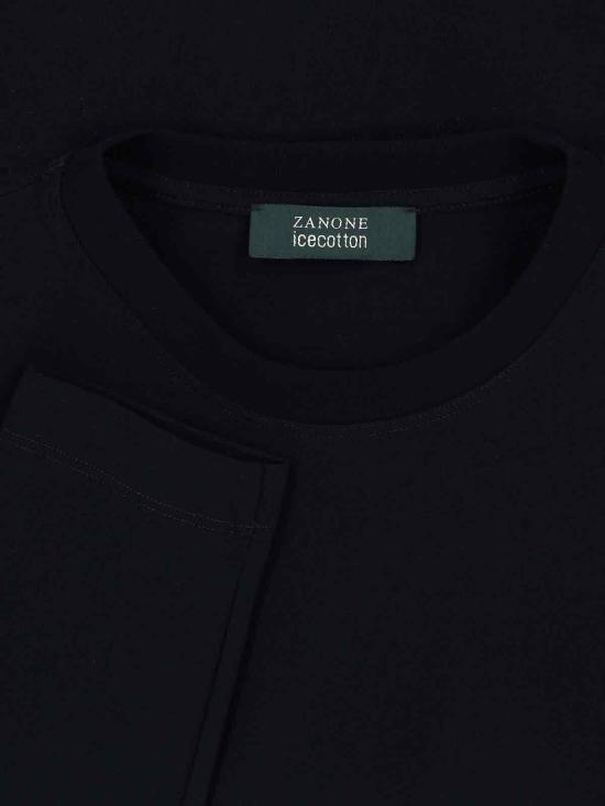 25SS 자노네 긴팔 티셔츠 815204ZG380Z0542 Blue - ZANONE