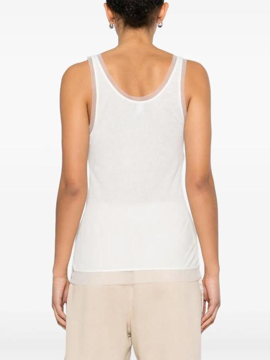  핑코 민소매 티셔츠 105168A2LUZ04 White - PINKO