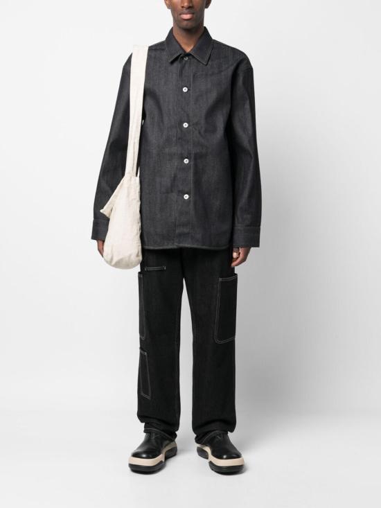 26SS 질샌더 긴팔 셔츠 J23DL0101J45041405 Blue - JIL SANDER