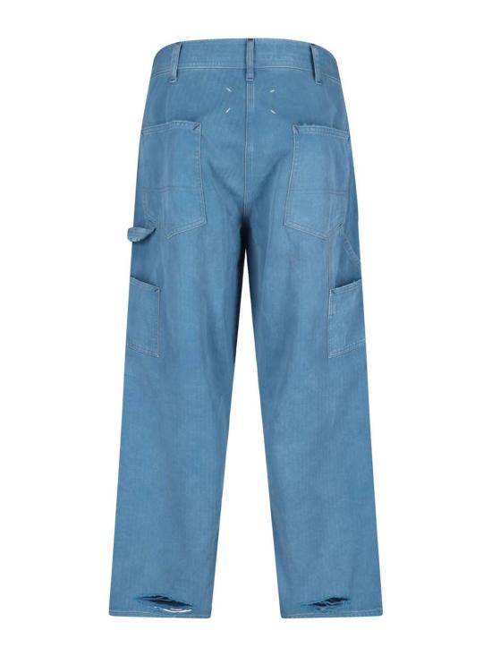 26SS 마르지엘라 스트레이트 팬츠 S50LA0235M30024961 Blue - MAISON MARGIELA