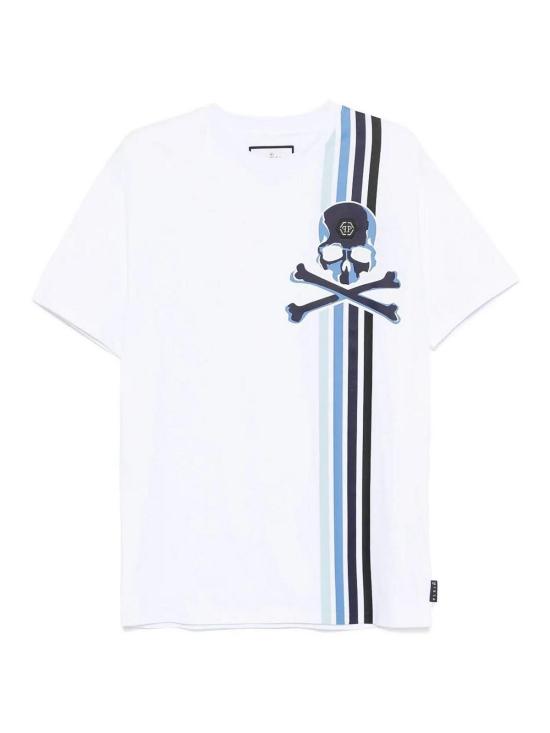  필립 플레인 반팔 티셔츠 SAECMTK8111PJY002N0108 Blue