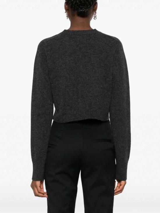  루루 스튜디오 가디건 ZEPHIRANTHRACITEMELANGE Grey - LOULOU STUDIO