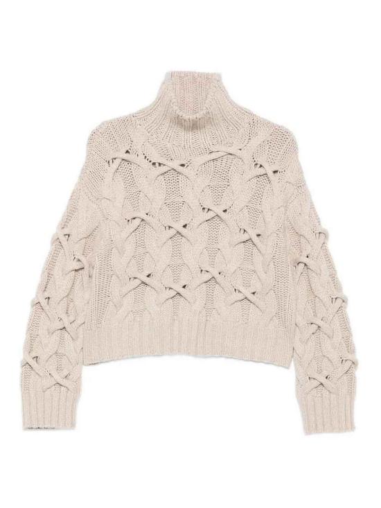 25FW 브루넬로 쿠치넬리 캐시미어 케이블 니트 스웨터 M52365804C9504