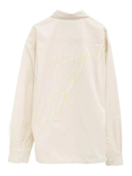 26FW 자크뮈스 긴팔 셔츠 SHM00567AW006601KX White - JACQUEMUS