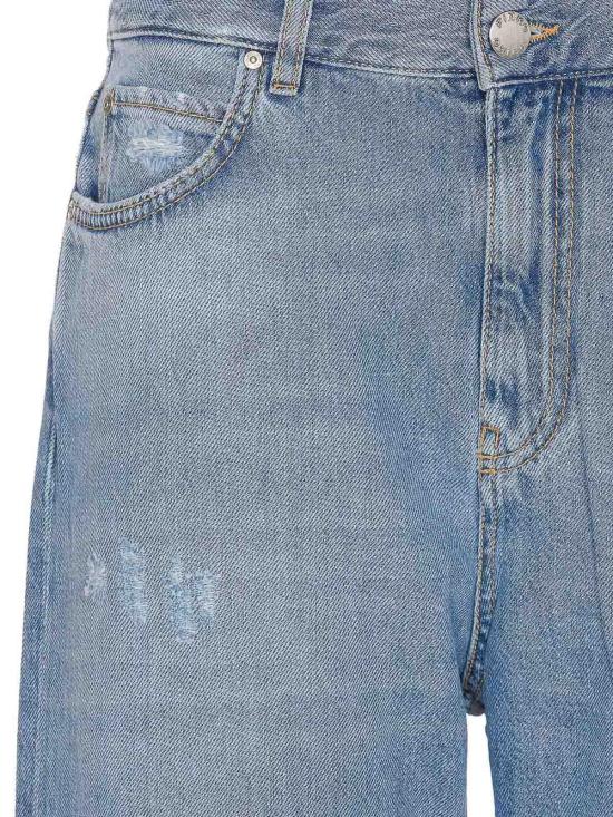 26SS 핑코 스트레이트 팬츠 101733A2DZPJV Blue - PINKO