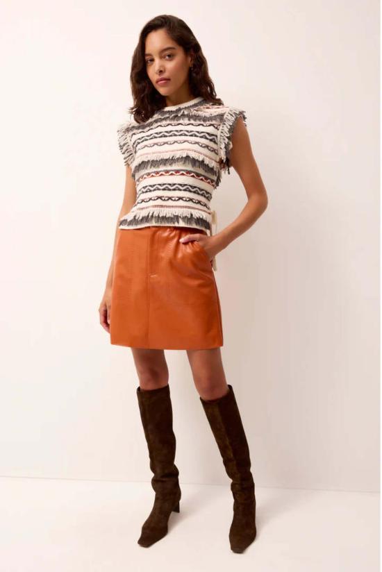  마리 올리버 민소매 티셔츠 데스몬드 포포버 탑 - MARIE OLIVER