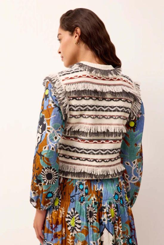  마리 올리버 민소매 티셔츠 데스몬드 포포버 탑 - MARIE OLIVER