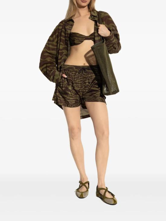 25FW 디 아티코 플랫 슈즈 251WSH00871MIX062AA 828 MILITARY GREEN - THE ATTICO