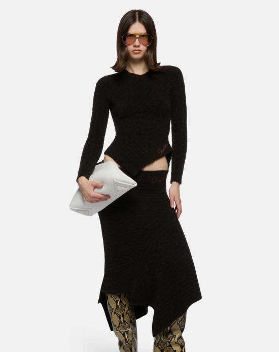 25FW 디 아티코 탑 251WCK00119KWW001AA 064 BROWN - THE ATTICO