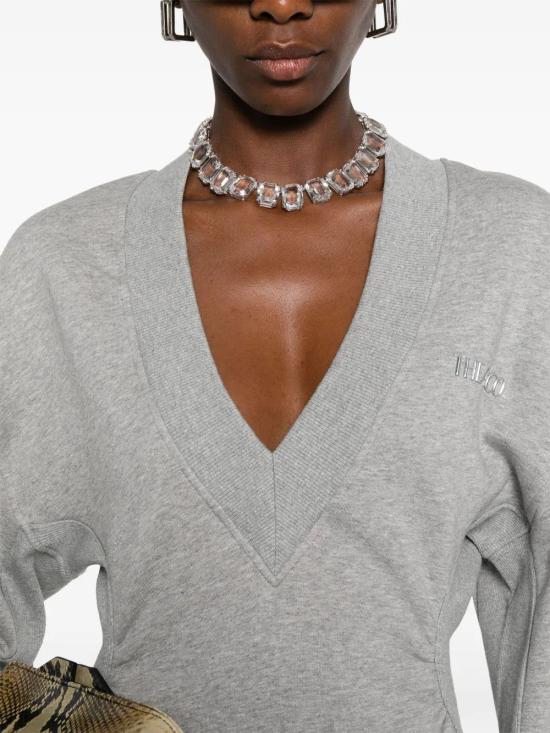 25FW 디 아티코 숏 원피스 251WCA00436JJF003AA 183 MELANGE GREY - THE ATTICO