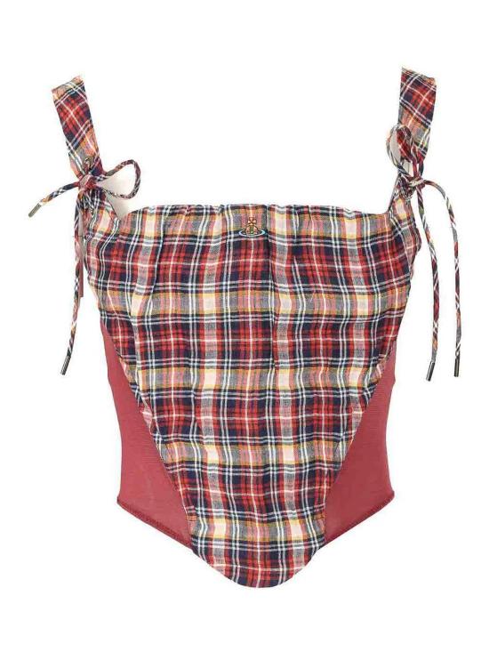  비비안웨스트우드 민소매 티셔츠 15030047W013RO202 Multicolour