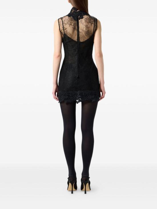 25FW 블루마린 숏 원피스 A544A362A N0990 Black - BLUMARINE