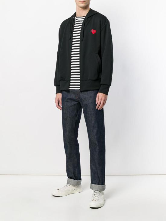  꼼데가르송 후드 티셔츠 P1T1721 Black - COMME DES GARCONS