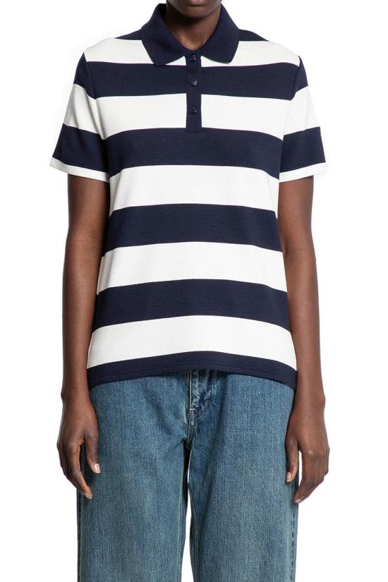 25FW 몽클레어 스트라이프 폴로 셔츠 8A0000189B3W F07 MULTICOLOR