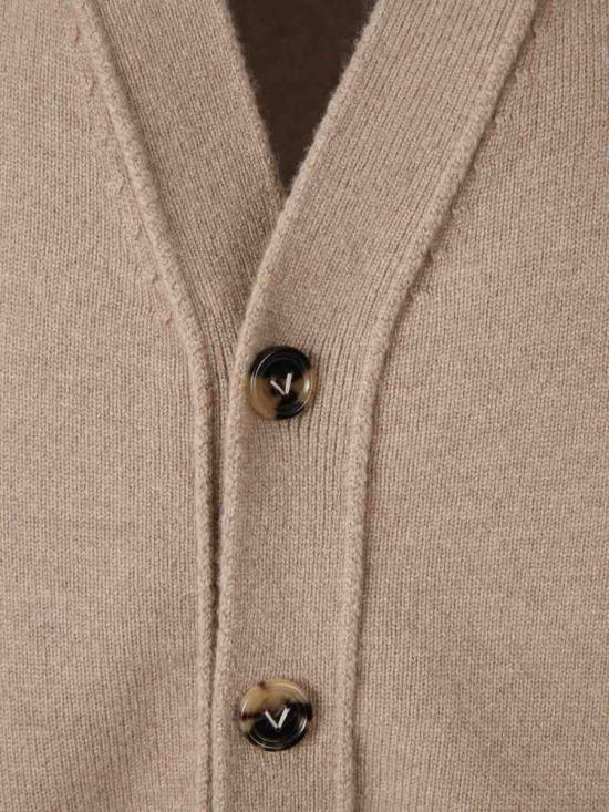 25FW 보테가베네타 가디건 843997V2MM0 9713BEIGE LIGHT GREY - BOTTEGA VENETA