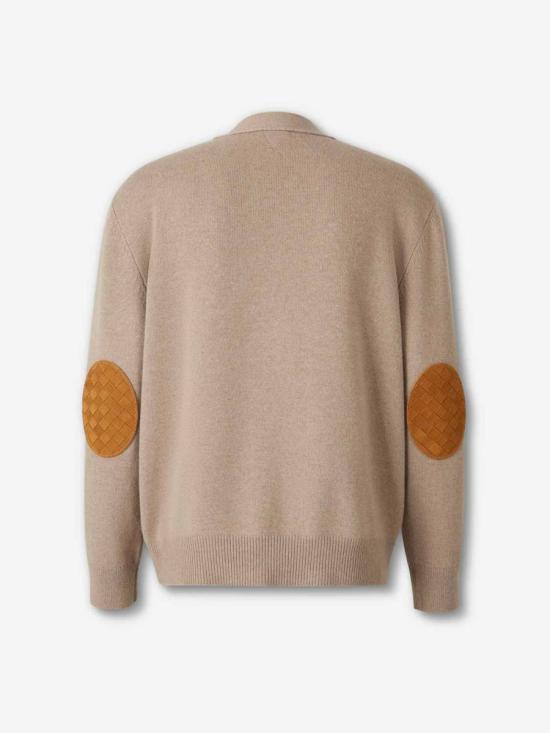 25FW 보테가베네타 가디건 843997V2MM0 9713BEIGE LIGHT GREY - BOTTEGA VENETA