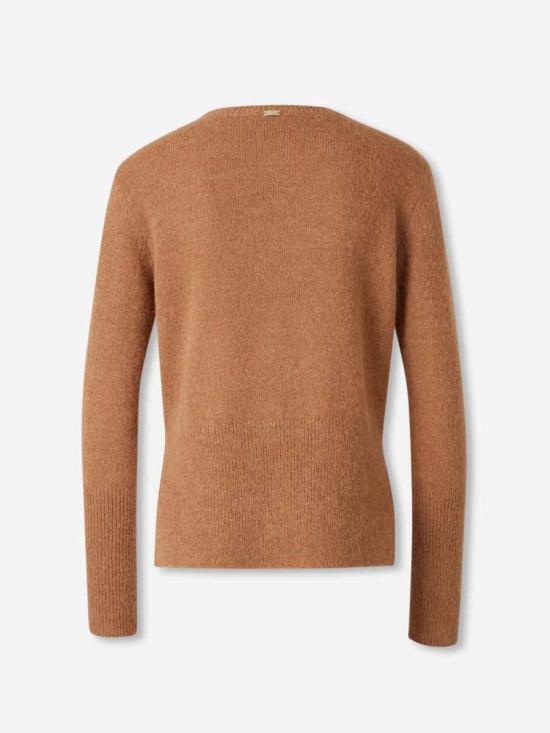 25FW 에르노 7게이지 알파카 울 스웨터 MG000187D70302 2155CAMEL Brown - HERNO