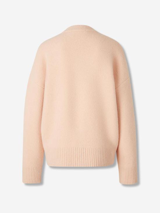 25FW 아미 가디건 UKC365 KN0135 6807POWDER OFF WHITE LIGHT GREY - AMI