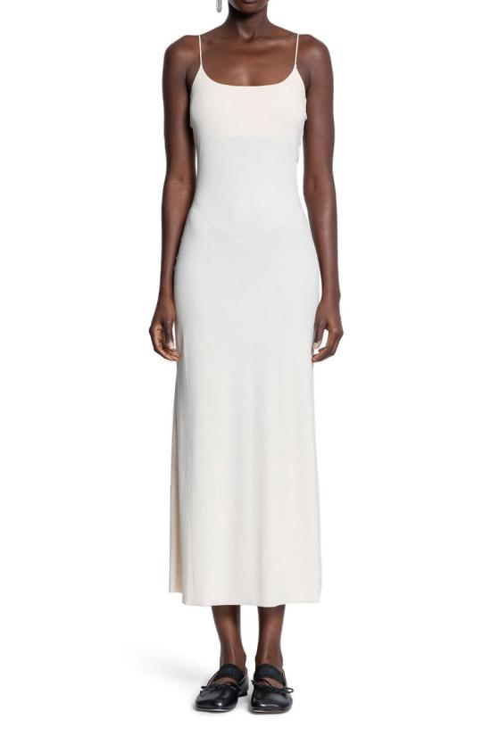 25FW MM6 메종마르지엘라 롱 원피스 S52DG0022S20518 118 Beige