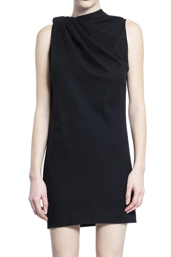 25SS 알렉산더 맥퀸 숏 원피스 814681QJAES 1000 Black