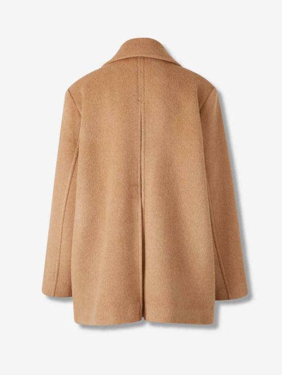 25FW 가니 더블 브레스트 자켓  W0876 399Latte Black - GANNI