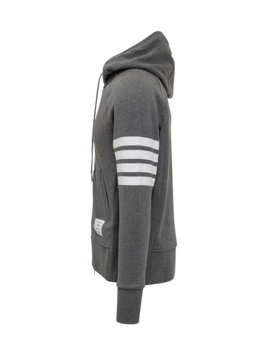 26SS 톰브라운 집업 니트 MJT022H00535 025 GREY - THOM BROWNE