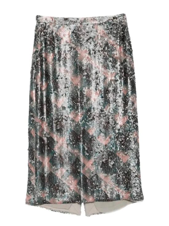 25FW 드리스 반 노튼 미디 스커트 0108712316 605 MULTICOLOUR