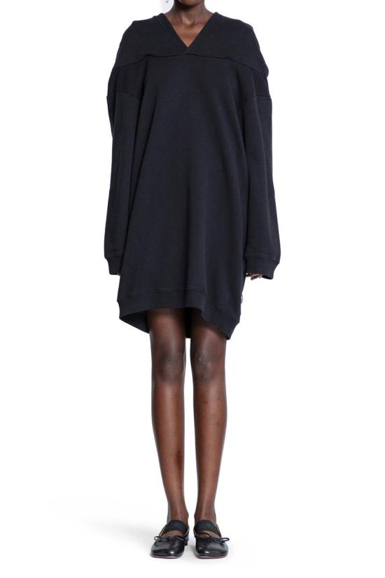 25FW MM6 메종마르지엘라 숏 원피스 S52DD0074M25014 900 Black