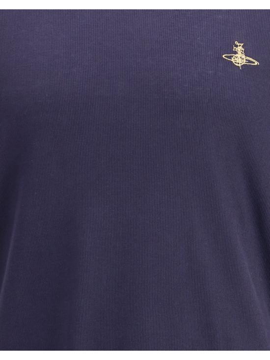 25FW 비비안웨스트우드 반팔 티셔츠 3G010013J009U K420 BLUE - VIVIENNE WESTWOOD