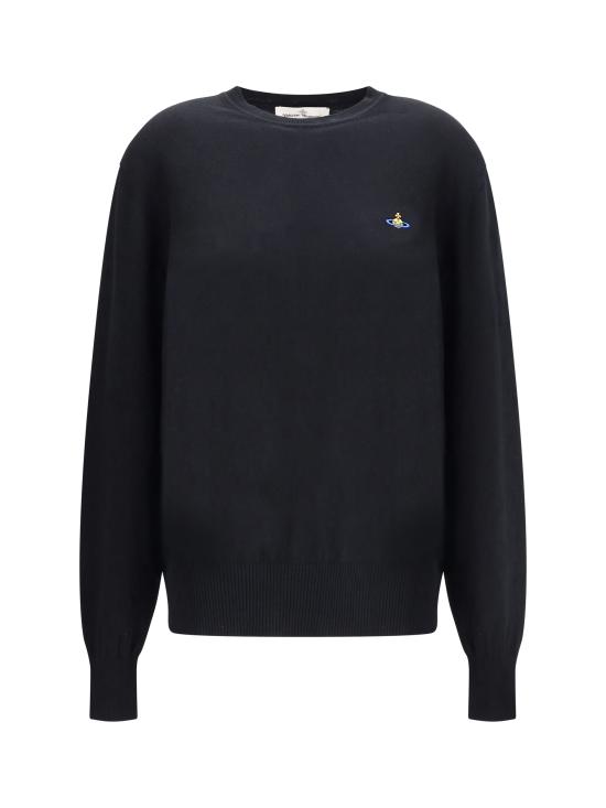 25FW 비비안웨스트우드 스웨터 27010012Y001V N401 BLACK