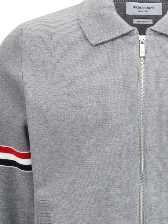 25FW 톰브라운 폴로 티셔츠 MKJ076AY3007 055 GREY - THOM BROWNE