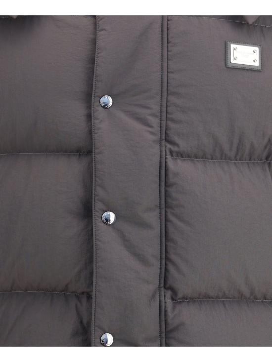 25FW 돌체앤가바나 숏패딩 G9BRFTFUS28 N0636 GREY - DOLCE & GABBANA