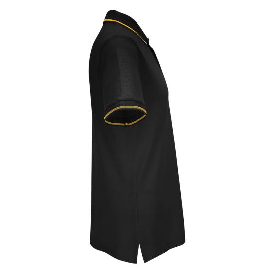 25FW 베르사체 폴로 티셔츠 79GAGT08 CJ01T G89 BLACK - VERSACE